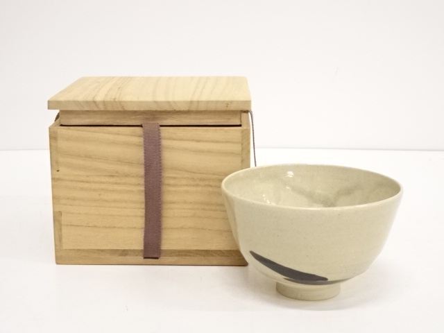 JAPANESE TEA CEREMONY / CHAWAN(TEA BOWL) / ASH GLAZE